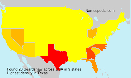Surname Beardshaw in USA Surname Beardshaw in USA
