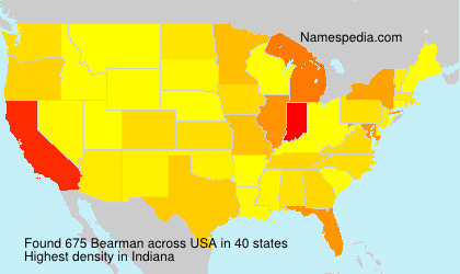 Surname Bearman in USA Surname Bearman in USA