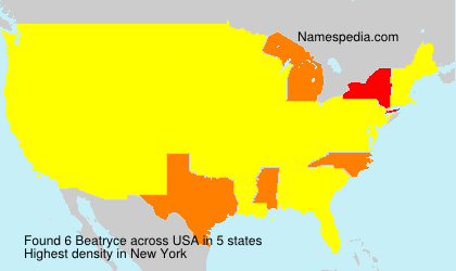Surname Beatryce in USA Surname Beatryce in USA
