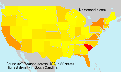 Surname Beatson in USA Surname Beatson in USA