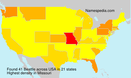 Surname Beattle in USA Surname Beattle in USA