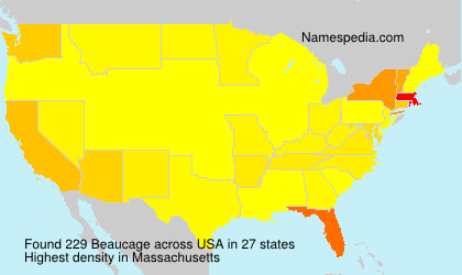 Surname Beaucage in USA Surname Beaucage in USA