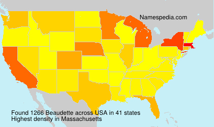 Surname Beaudette in USA Surname Beaudette in USA