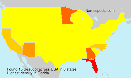 Surname Beaudot in USA Surname Beaudot in USA