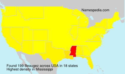Surname Beaugez in USA Surname Beaugez in USA