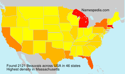 Surname Beauvais in USA Surname Beauvais in USA