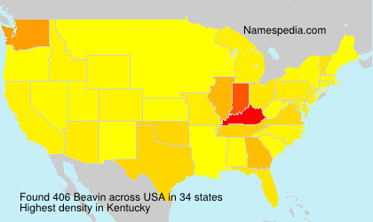 Surname Beavin in USA Surname Beavin in USA