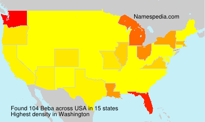 Surname Beba in USA Surname Beba in USA