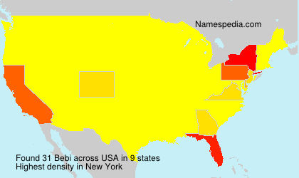 Surname Bebi in USA
