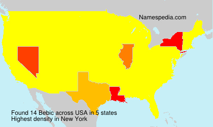 Surname Bebic in USA Surname Bebic in USA