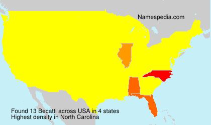 Surname Becatti in USA Surname Becatti in USA