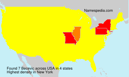 Surname Becevic in USA Surname Becevic in USA