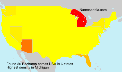 Surname Bechamp in USA Surname Bechamp in USA