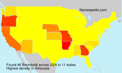 Surname Bechdoldt in USA Surname Bechdoldt in USA