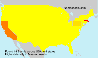 Surname Bechis in USA Surname Bechis in USA
