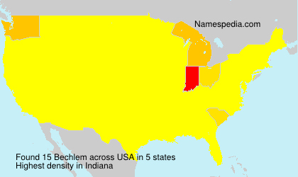 Surname Bechlem in USA Surname Bechlem in USA