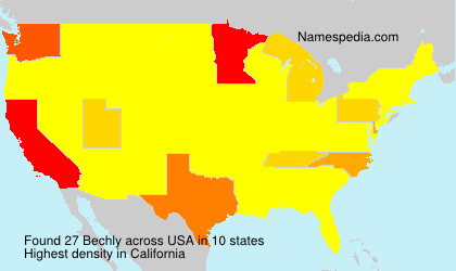 Surname Bechly in USA Surname Bechly in USA