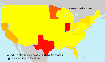 Surname Bechner in USA Surname Bechner in USA