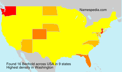 Surname Bechold in USA Surname Bechold in USA