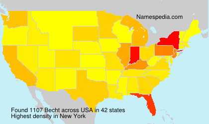 Surname Becht in USA Surname Becht in USA