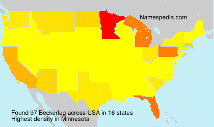 Surname Beckerleg in USA Surname Beckerleg in USA