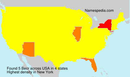 Surname Becr in USA Surname Becr in USA