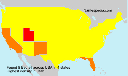 Surname Bectell in USA Surname Bectell in USA