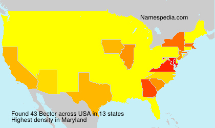 Surname Bector in USA Surname Bector in USA