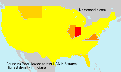 Surname Beczkiewicz in USA Surname Beczkiewicz in USA