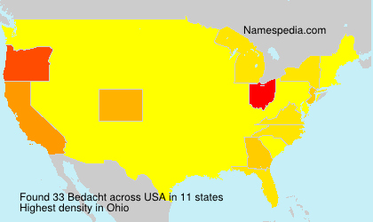 Surname Bedacht in USA Surname Bedacht in USA