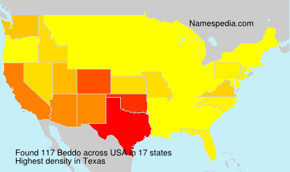 Surname Beddo in USA