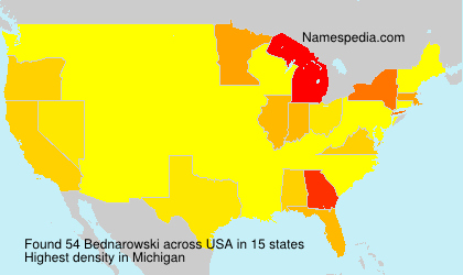 Surname Bednarowski in USA