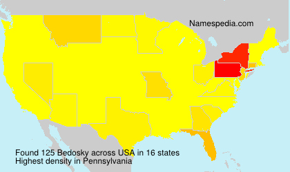 Surname Bedosky in USA Surname Bedosky in USA