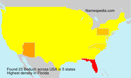 Surname Beduch in USA Surname Beduch in USA