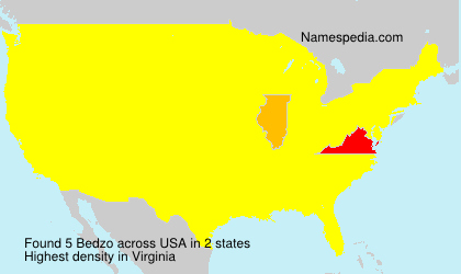 Surname Bedzo in USA Surname Bedzo in USA