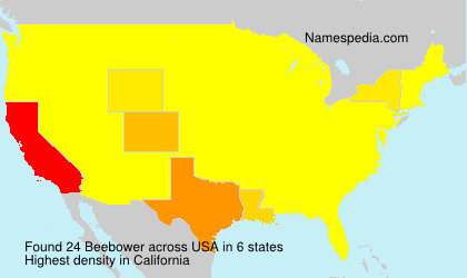 Surname Beebower in USA Surname Beebower in USA