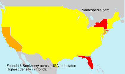 Surname Beekharry in USA Surname Beekharry in USA