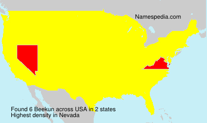 Surname Beekun in USA Surname Beekun in USA