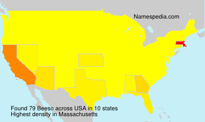 Surname Beeso in USA Surname Beeso in USA