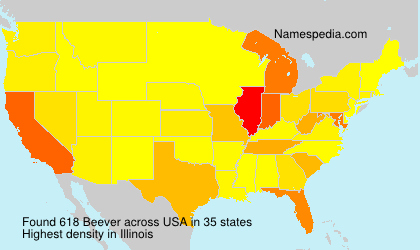 Surname Beever in USA Surname Beever in USA