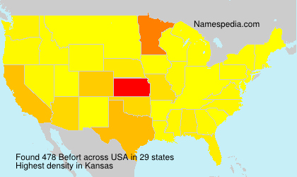 Surname Befort in USA Surname Befort in USA