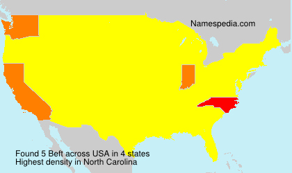 Surname Beft in USA Surname Beft in USA