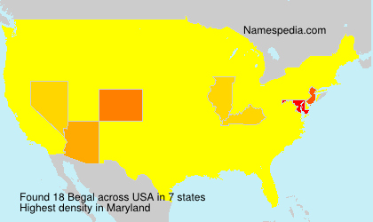Surname Begal in USA Surname Begal in USA