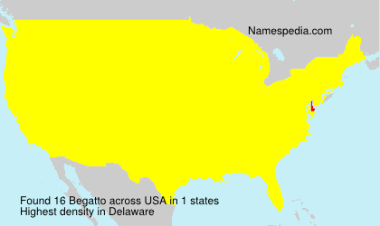Surname Begatto in USA Surname Begatto in USA