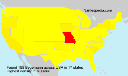 Surname Begemann in USA Surname Begemann in USA