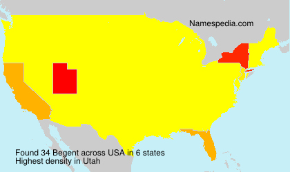 Surname Begent in USA Surname Begent in USA