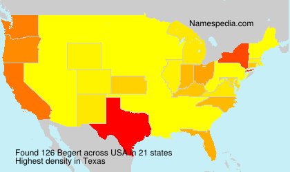 Surname Begert in USA Surname Begert in USA