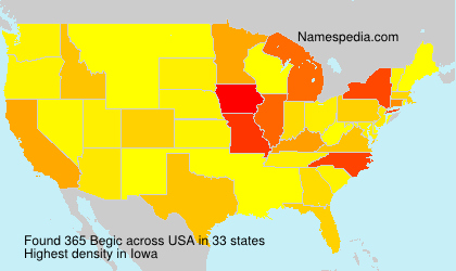 Surname Begic in USA Surname Begic in USA
