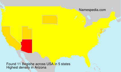 Surname Begishe in USA Surname Begishe in USA
