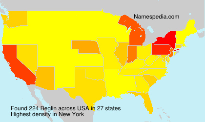 Surname Beglin in USA Surname Beglin in USA